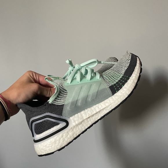 adidas gazelle silver green womens Adidas Ultraboost 19 Women's Shoes Ice Mint/Grey Six main image 1